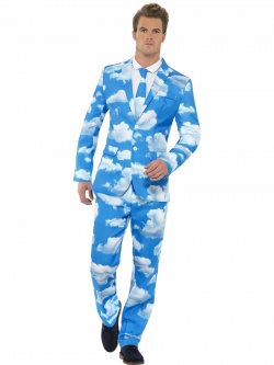 Vtipný oblek s obláčky