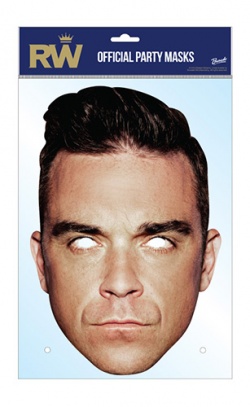 Papírová maska-Robbie Williams