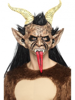 Ďábelský Krampus maska