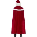 Luxusní plyšový kostým Santa Claus s pláštěm