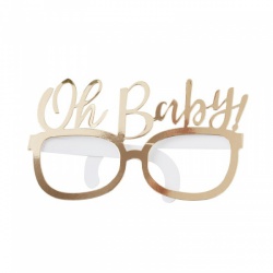 Brýle Oh baby - Zlaté 8ks