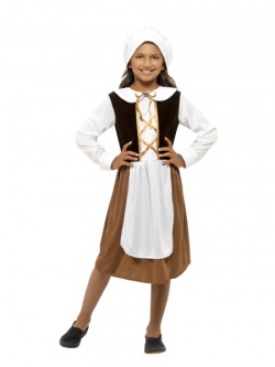 Anglická vesničanka - Dětský kostým